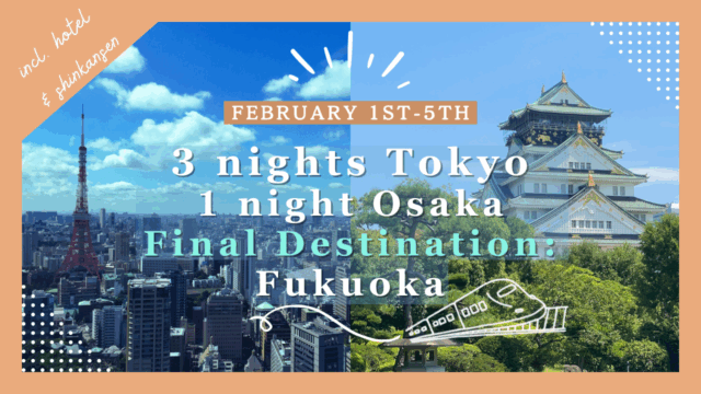 Feb 1st-5th : Tokyo - Osaka - Fukuoka