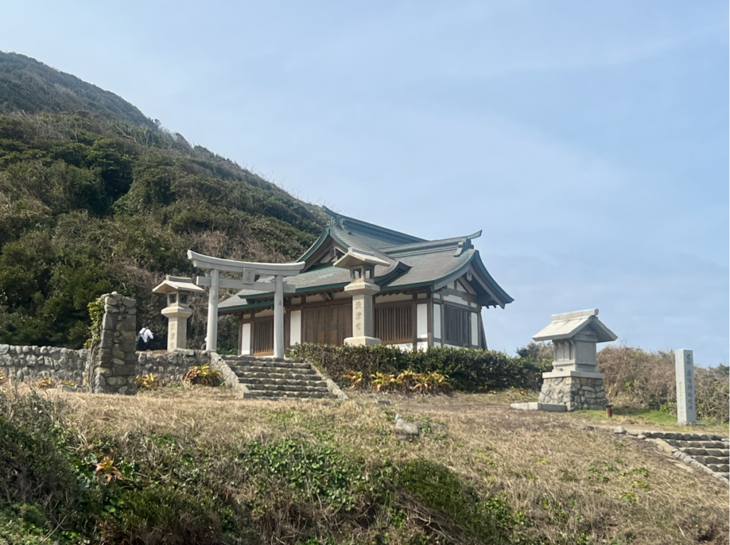 worship place, Oshima, island, ocean, munakata