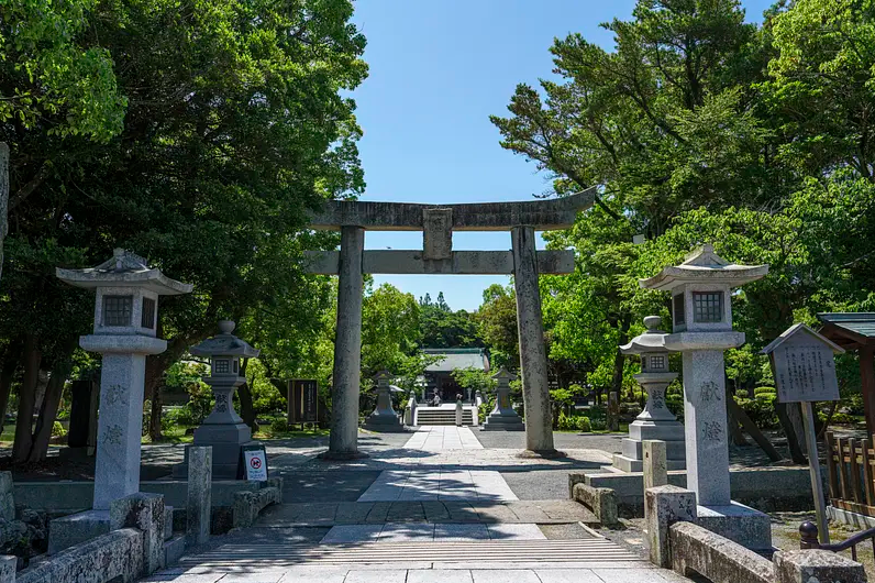 munakata, Japanese shrine, shrine gate