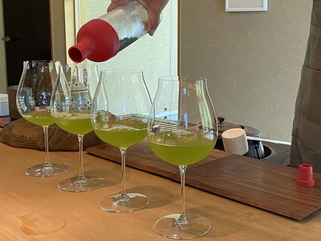 tea tasting, yame, green tea